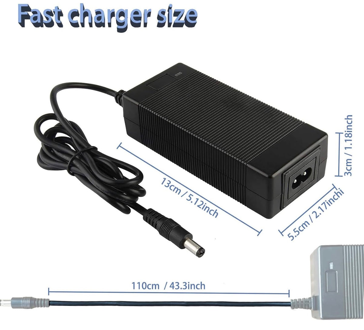 Charger 42vdc Replacement ACDC Charger for 10S 36Voltage Lithium Battery
DC42V Compatible with S2Pro S2Lite S2 KS4 KS4Pro NEX NEX3 NEX5 Max Max3 Max V2