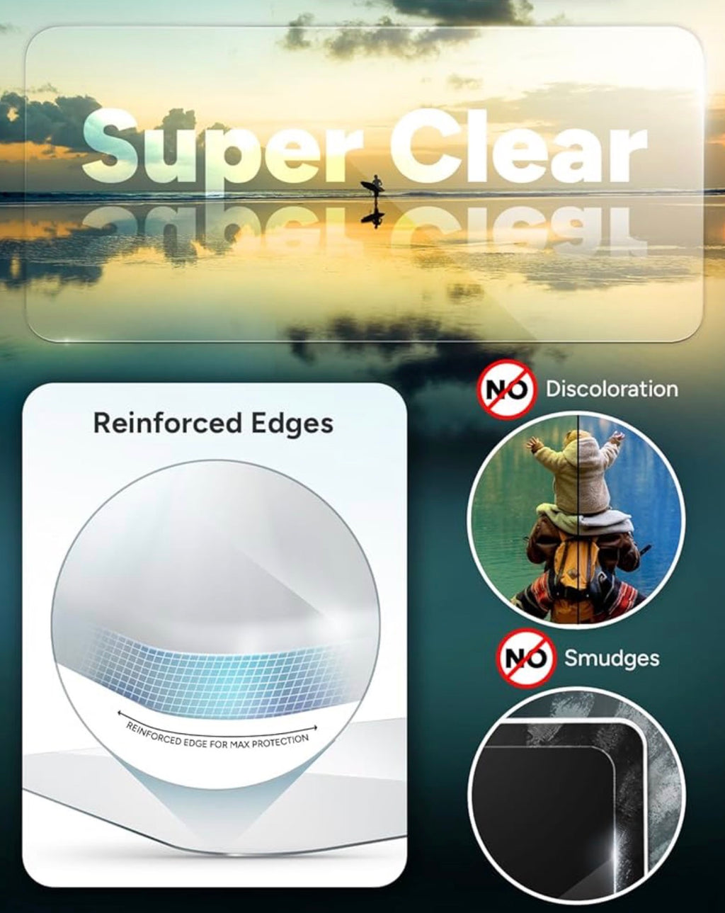 ZAGG InvisibleShield Fusion Samsung Galaxy S24+ Screen Protector - Flexible Hybrid Protection, Unbreakable Polymer, High-Definition Clarity, Eco-Friendly, Biometric Tech Compatible