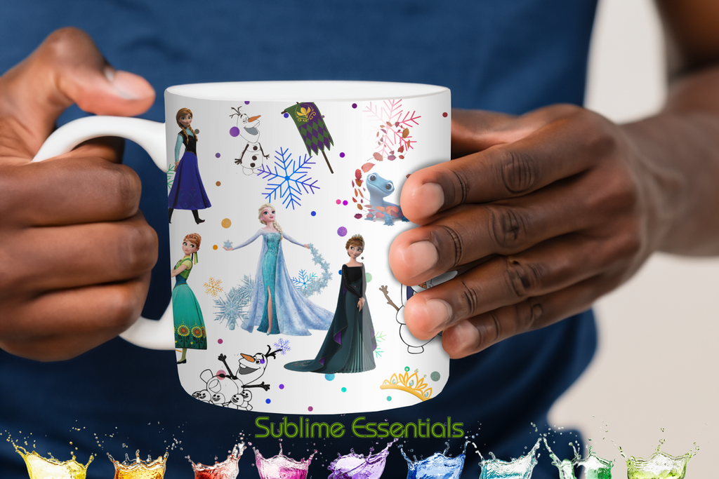 Frozen "Snowflakes Collage" Digital Download - PNG & JPEG Format