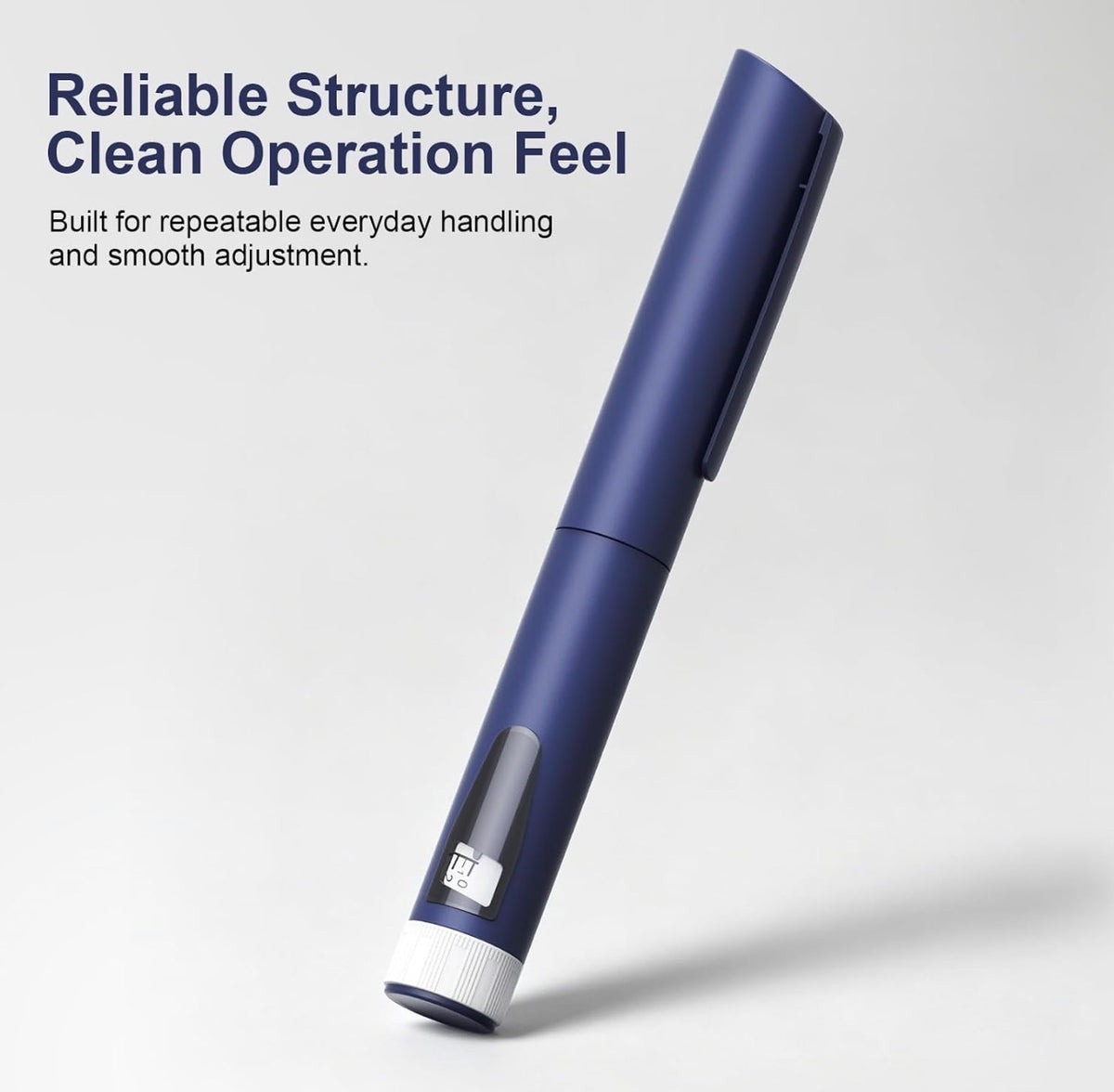 Injection Pen, V2 Pen Injector, Auto Injector Pen, Reusable Injection Pen
Adjustable Pen Compatible with 3ml Pen Cartridge, Portable Kit with Travel Case and 5×3ml Cartridges, Precise 80-Unit Scale