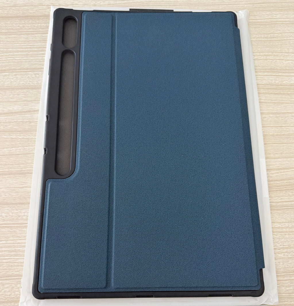 Folio Case for Samsung Galaxy Tab S10 Ultra/S9 Ultra 14.6", Navy
Multi-Angle Stand Cover, S Pen Holder, Slim Protective Cover, Auto Wake/Sleep