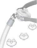 Nasal Pillow - Universal Nasal Mask Nose Pillows System Assembly
Includes Small Medium Large Nose Adapter Nasal Pillows Nose Pillow for AirSense 11 Supplies AirSense 10 Supplies