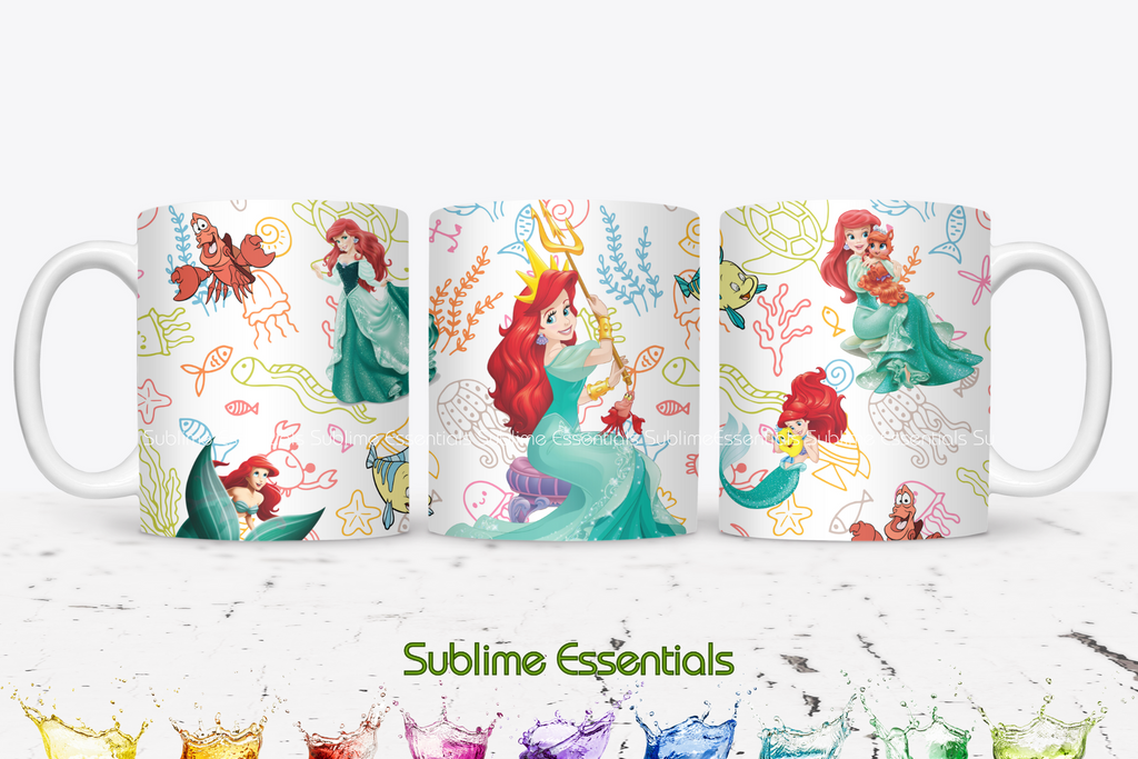 Little Mermaid "Sea Adventures" Digital Download - PNG & JPEG Format