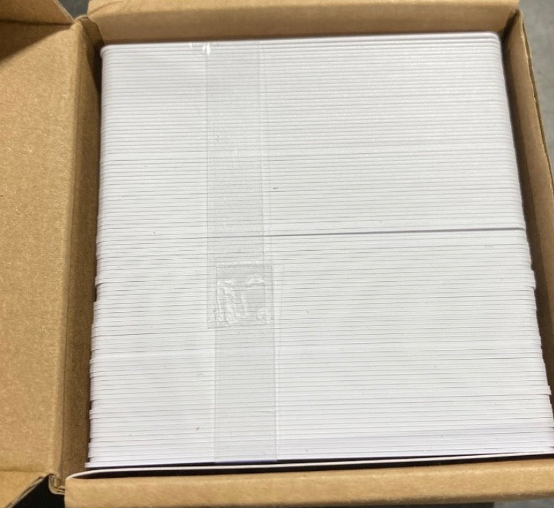 100 Pack Contactless 125kHz RFID Proximity ID Cards IC Smart Intelligent Card 0.8mm Thick for Access Control System & Time Attandance & Door Entry Access TK4100 EM4100 Read Only