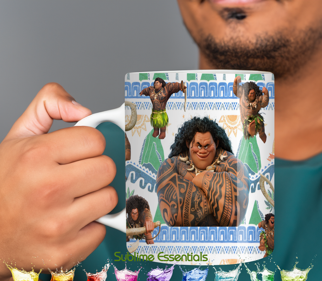 Moana Maui "The Muscle" Digital Download - PNG & JPEG Format