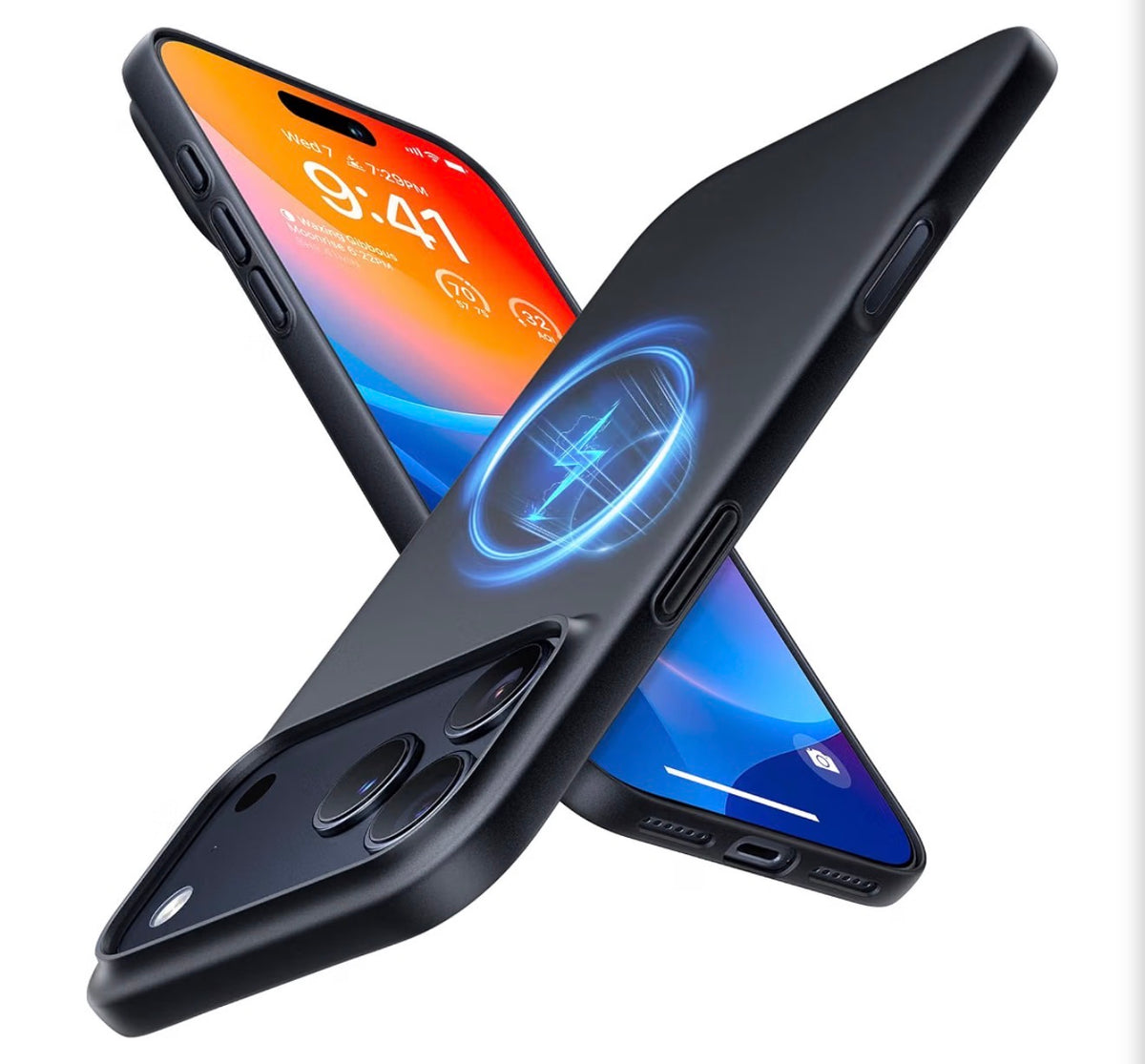 Magnetic Slim Fit for iPhone 17 Pro Case Thin Fit for MagSafe, Black, Fit for MagSafe, Matte Hard Bayer PC Material, 6.3 in OriginFit, Anti-scratch, Ultra Slim Lightweight Protective Hard Cover