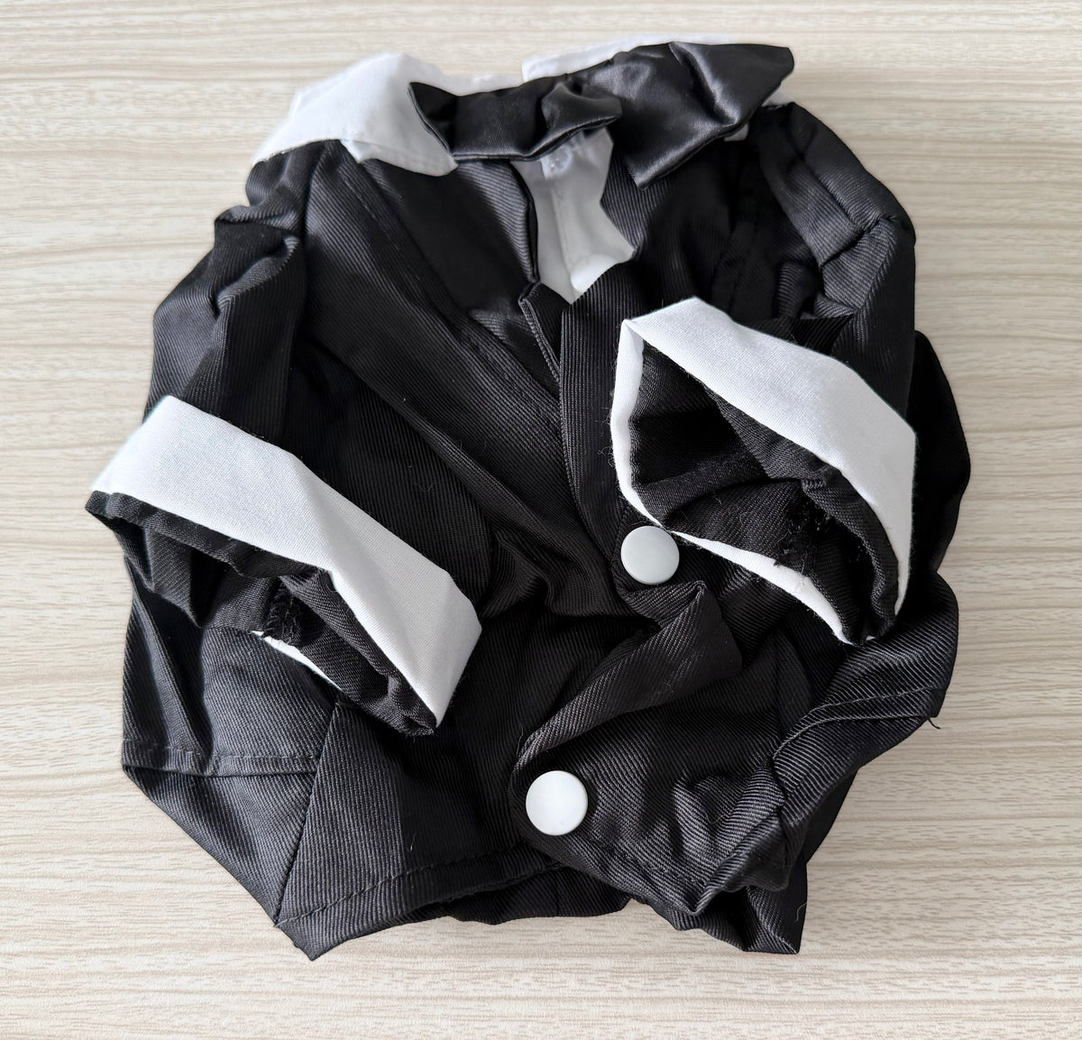 Black & White, Dog Shirt for Wedding, Puppy Tuxedo, Dog Formal Wear, Doggie Tux, Suit and Tie Costume Black, Medium