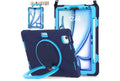 BATYUE Rugged Case for iPad Air 11 Inch M4/M3/M2 - Air 10.9"(4th-5th Gen)
Heavy-Duty, 360° Swivel & 180° Fold Durable Handle, Pencil Holder & Adjustable Strap, Kid-Proof for School, Work & Travel