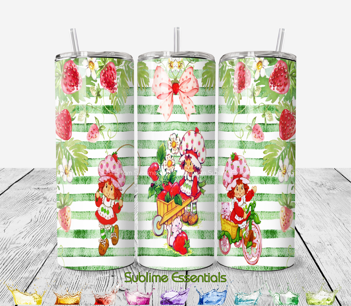 Strawberry Shortcake "Patch" Digital Download - PNG & JPEG Formats