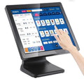 17-inch POS-Touch-Screen-Monitor, Multi-Touch Monitor, 400 nits True Flat Seamless Capacitive LED, VGA/HDMI Input for Office, POS, Restaurant, No Driver Required