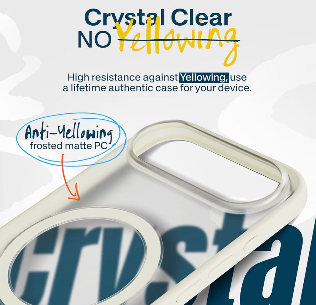 for iPhone 17 Case, Compatible with MagSafe, Slim Hard Shell Clear Matte Phone Case, Anti-Yellowing & Anti-Fingerprint Frosted Finish, with Camera Control Button (Copy)