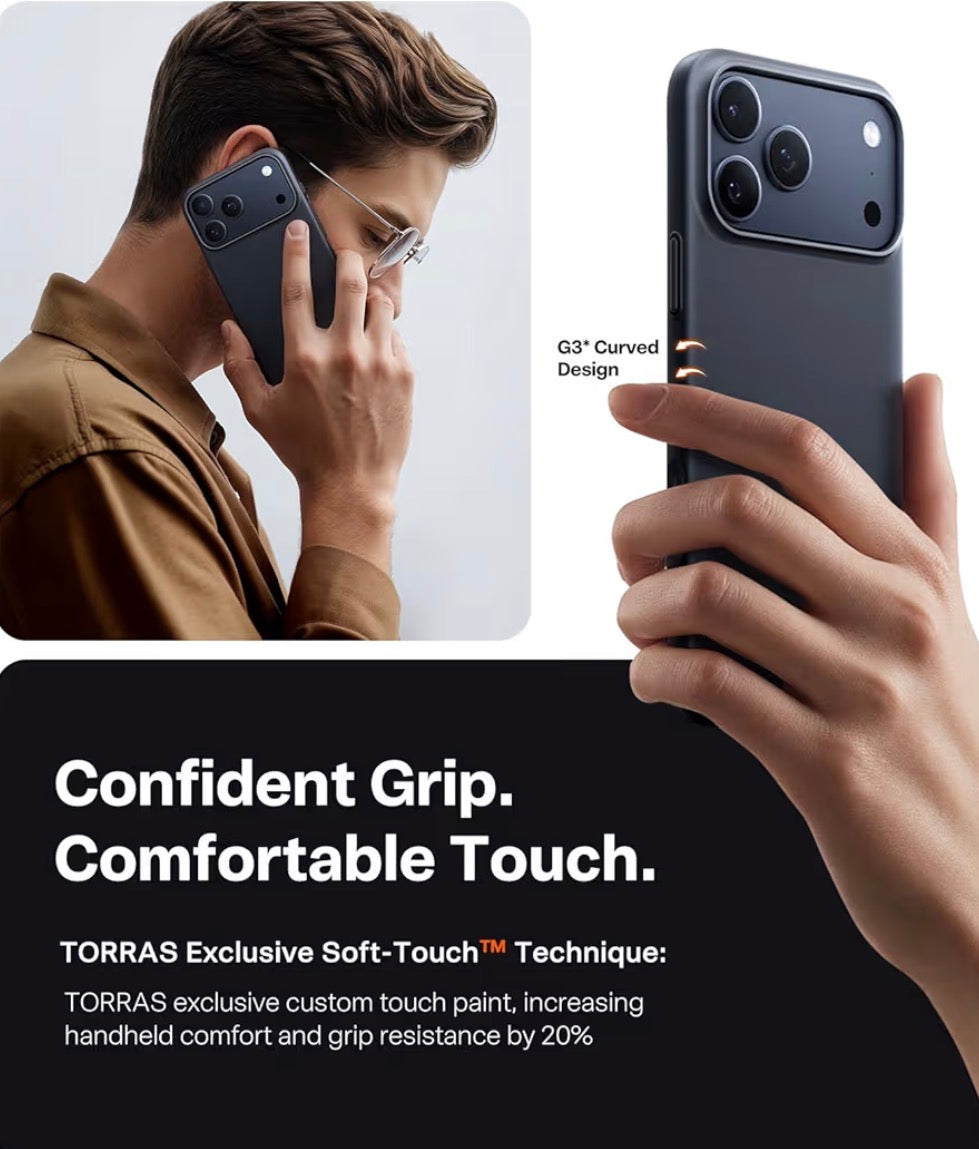 Magnetic Slim Fit for iPhone 17 Pro Case Thin Fit for MagSafe, Black, Fit for MagSafe, Matte Hard Bayer PC Material, 6.3 in OriginFit, Anti-scratch, Ultra Slim Lightweight Protective Hard Cover