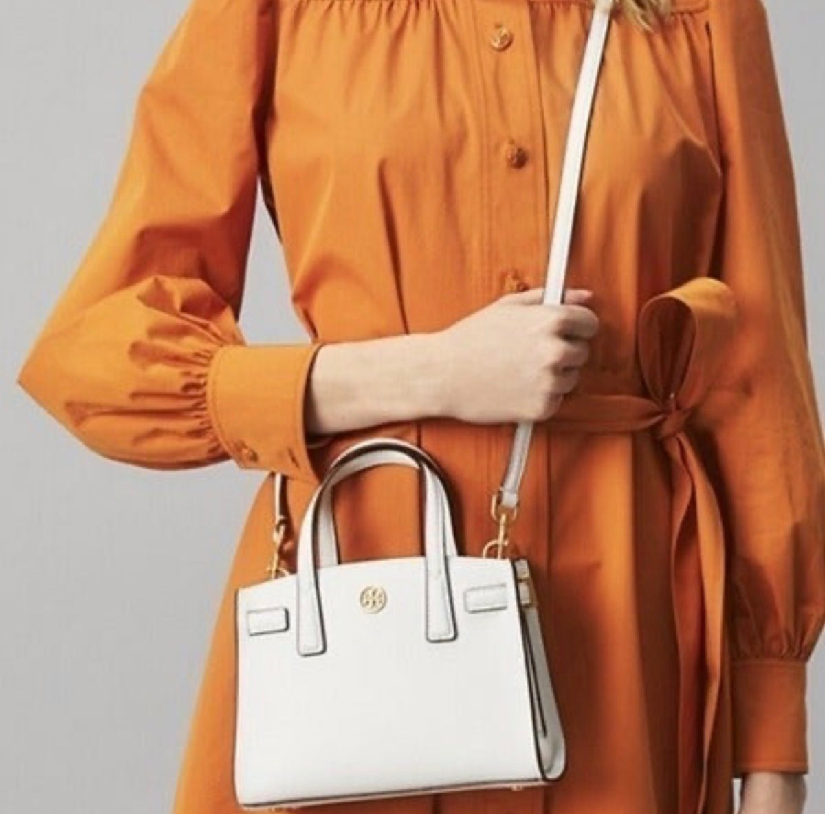 Tory Burch - Walker Micro Satchel - Gardenia (White)