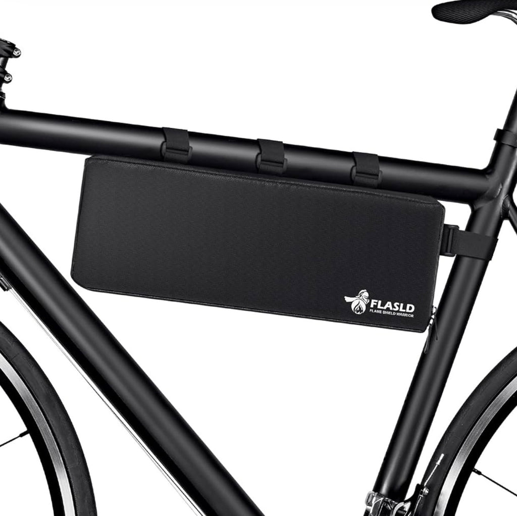 Fireproof Electric Scooter Battery Hanging Bag, 16.0 x 6.0 x 4in Ebike Battery Bag, Electric Bike Bicycle Saddlebag, Storage Ebike Bag