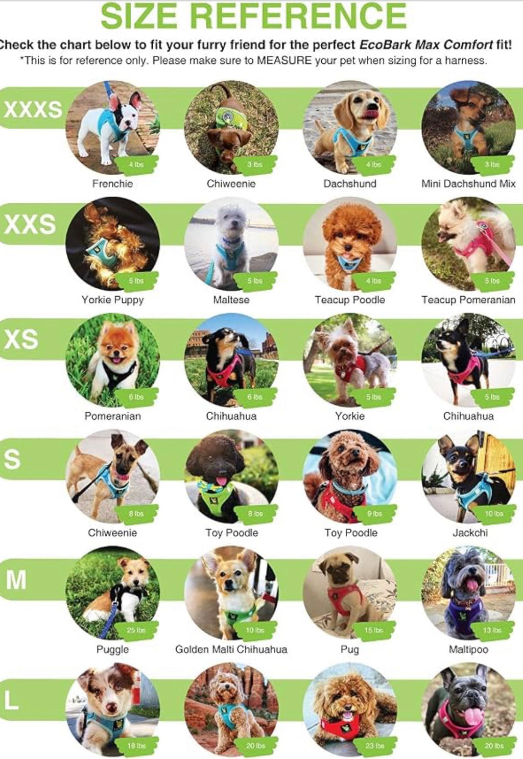 Step in Dog Harness, Reflective Soft Ultra Padded Mesh Pet Vest, Comfort Secure Halter, No Pull Escape Proof Eco Friendly Adjustable Dog Harnesses for XXS, XS, Small, & Medium Dogs