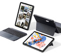 ESR for iPad Air 11 Inch Case with Keyboard M4/M3/M2, Multi-Angle Stand For Air 5th/4th Gen, Magnetic Detachable Keyboard Case, Click-Anywhere Trackpad, Backlit Keys, Shift Series, Dark Gray