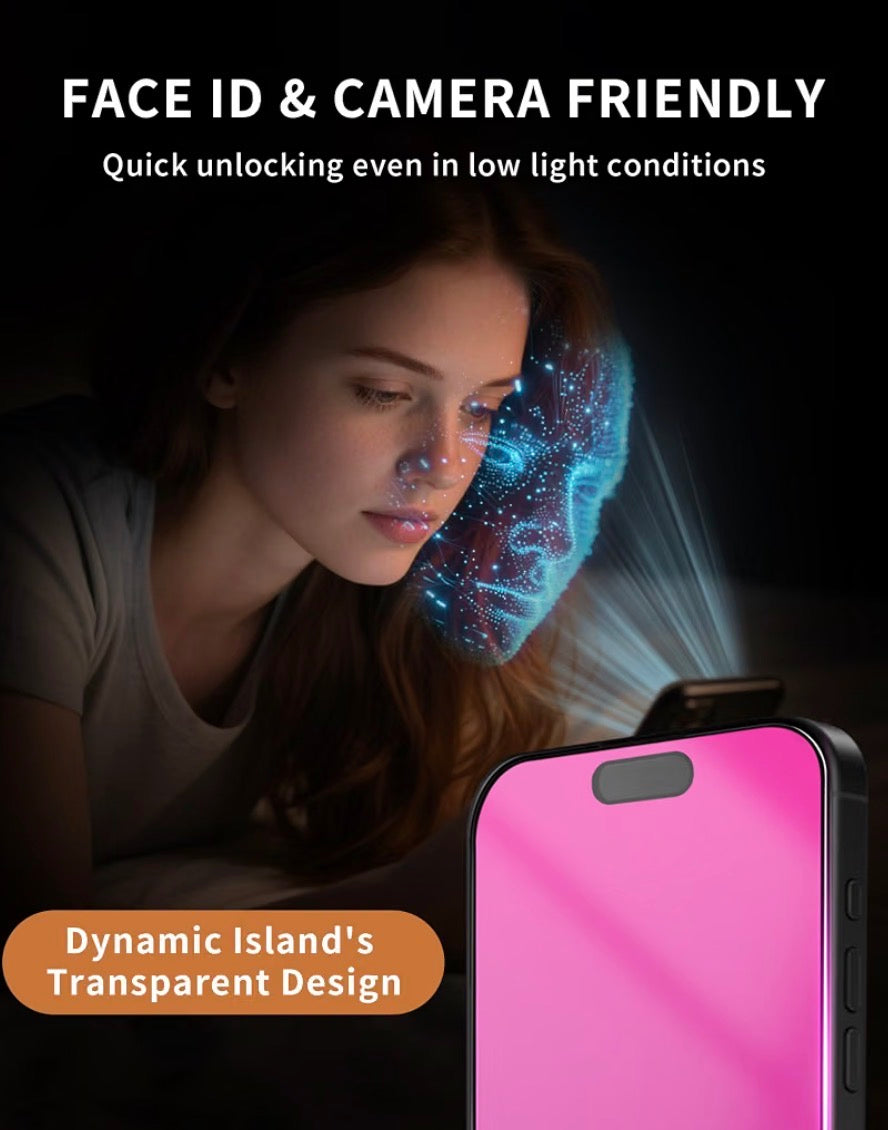 Gradient for iPhone 17 Pro Max Privacy Screen Protector [Auto-Installation]
2 pack for iPhone17 Pro Max 6.9 inch, Tempered Glass Anti Spy Anti Blue Light Eye Protection HD Clear Anti-Scratch No Bubble