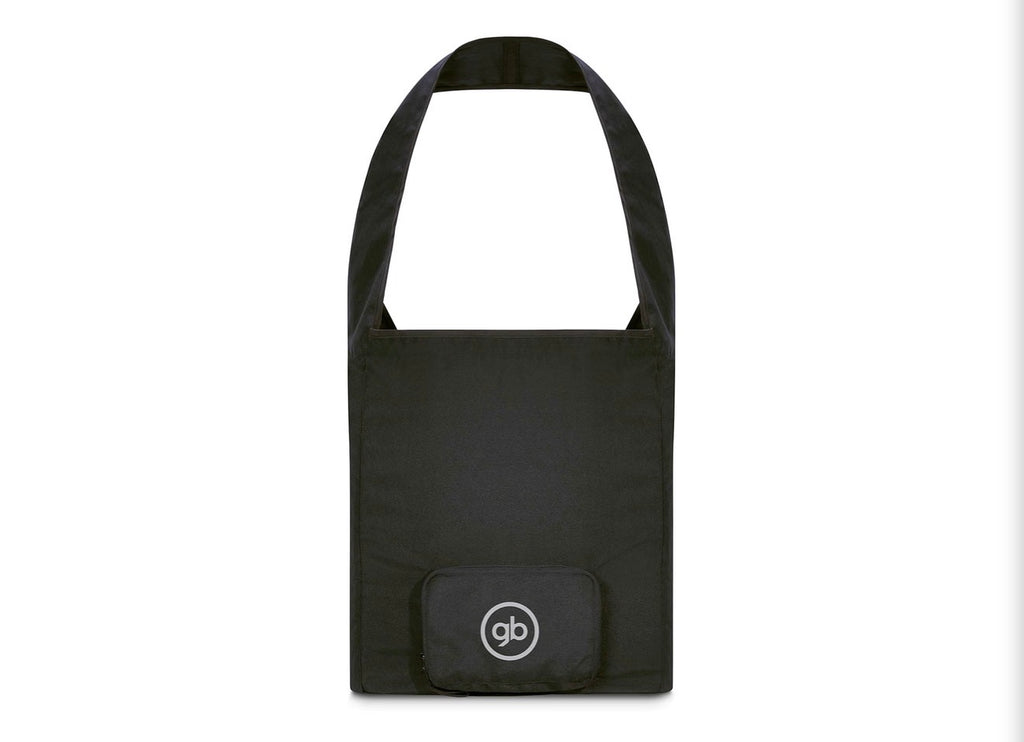 Pockit Stroller Travel Bag, Black, Compact Baby Stroller Bag for Air Travel, for gb Pockit & Pockit Plus, Drawstring & Zipper Pouch, Folds into Storage Pocket