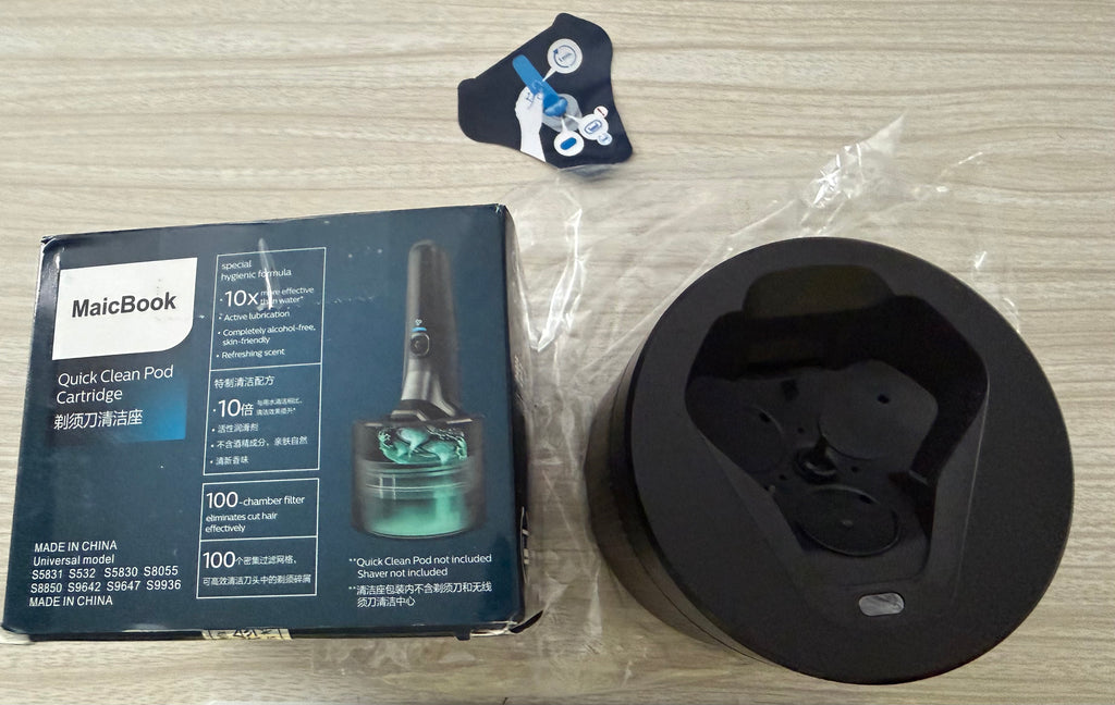 Replacement Quick Cleaning Pod Compatible with Philips Norelco 2nd Generation Series 7000 and Series 9000 Series 5000 Angular polygon Shavers
