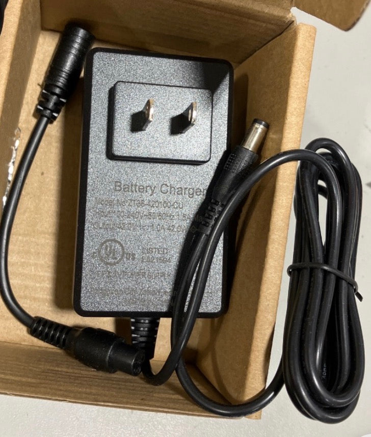 42V Compact Electric Scooter Hoverboard Charger for Hover-1 Gotrax Jetson & More 36V Lithium Battery, UL Certified Safe & Powerful & Small with 2 Common Connectors