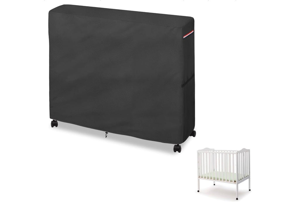 Crib Cover for Portable Foldable Mini Crib, Ease Transportation in Hotel, Extend Life , Protects from Dirt, Dust, Nicks, Scratches