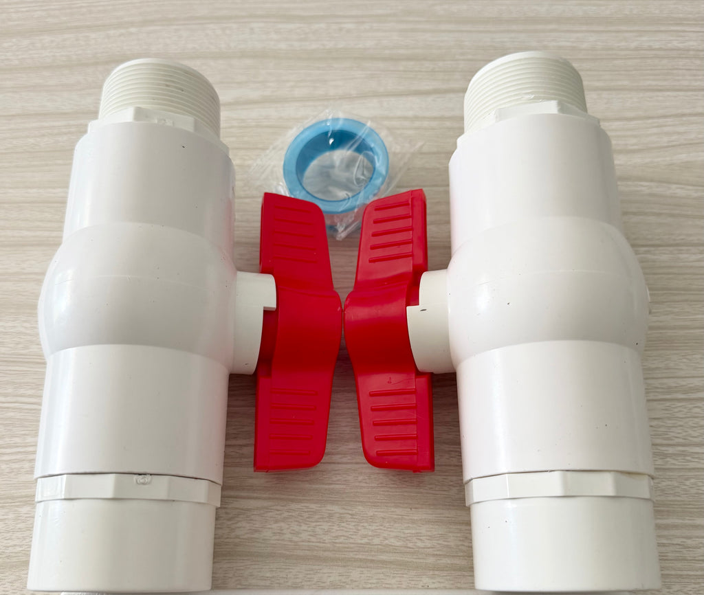 Pack of 2 - Upgrade 2-Way Ball Valve Replacement for Hayward SP0723 Trimline 1.5" MIP x 1.5" - 1.25" Hose Adapter, Heavy-Duty Pool Filter Valve for Flow Regulation & Winterizinga