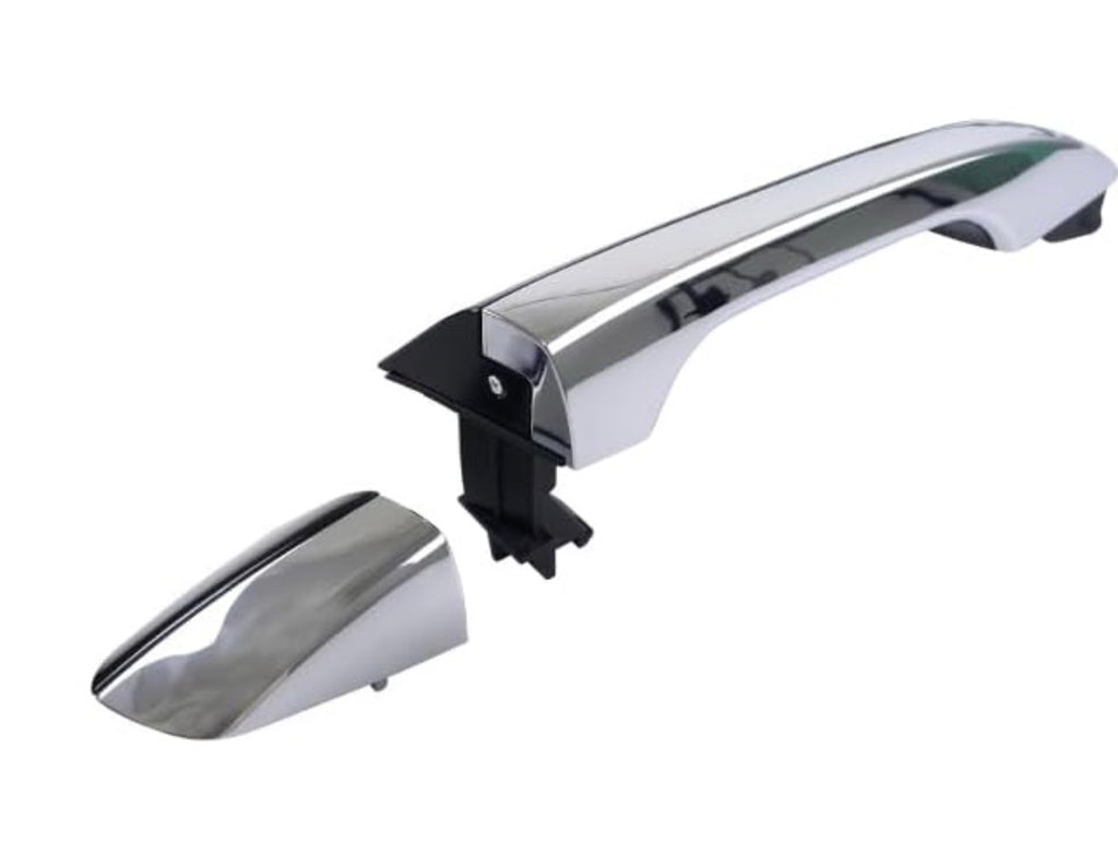 Rear Right Exterior Door Handle Chrome with Black Painted Compatible with Kia Optima 2016-2019