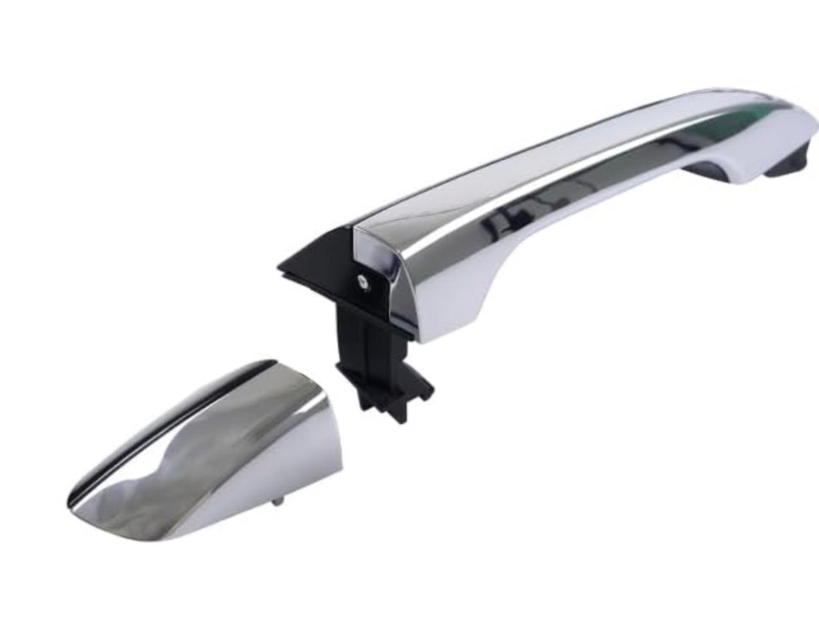 Rear Right Exterior Door Handle Chrome with Black Painted Compatible with Kia Optima 2016-2019