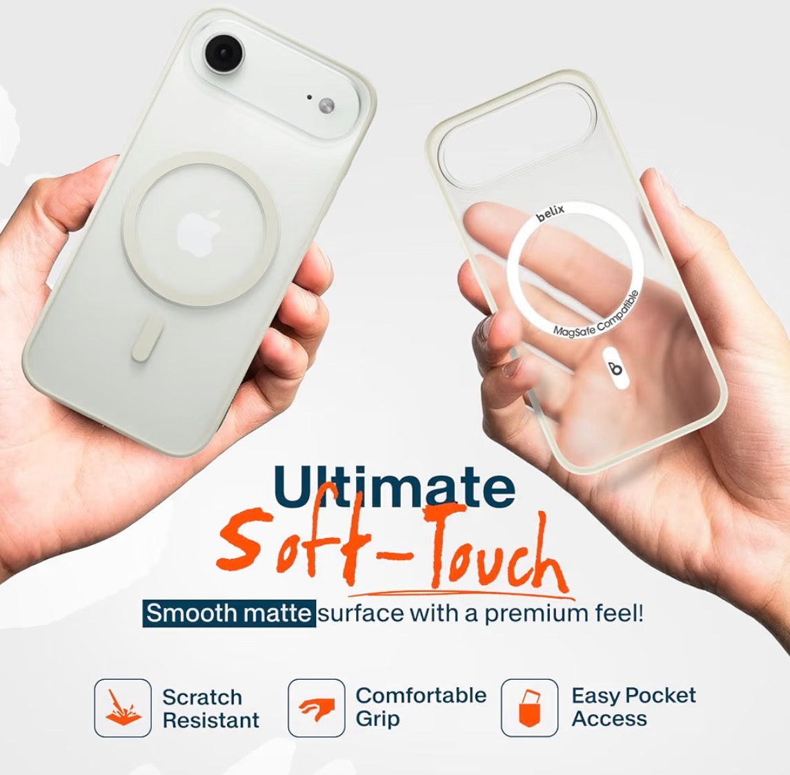 for iPhone 17 Case, Compatible with MagSafe, Slim Hard Shell Clear Matte Phone Case, Anti-Yellowing & Anti-Fingerprint Frosted Finish, with Camera Control Button (Copy)