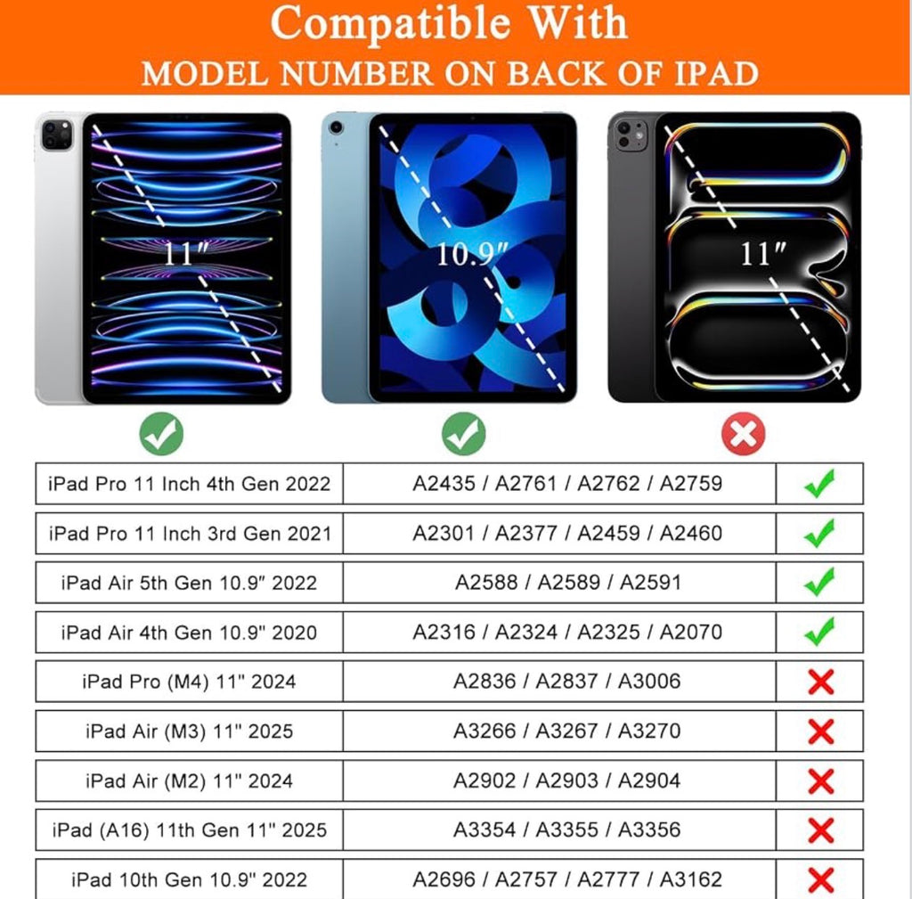 Tablet Case for iPad Pro 11 Inch 2022/2021/2020/2018, Sky Blue, Kickstand, Heavy Duty Rugged Protective Cover for Apple iPad Air 5th/4th Generation