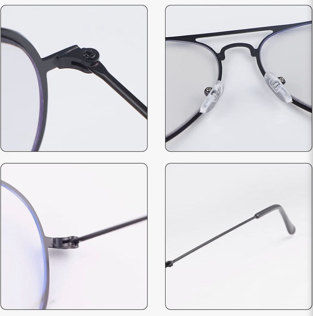 Photochromic Progressive Reading Glasses Blue Light Blocking Readers 3.5x