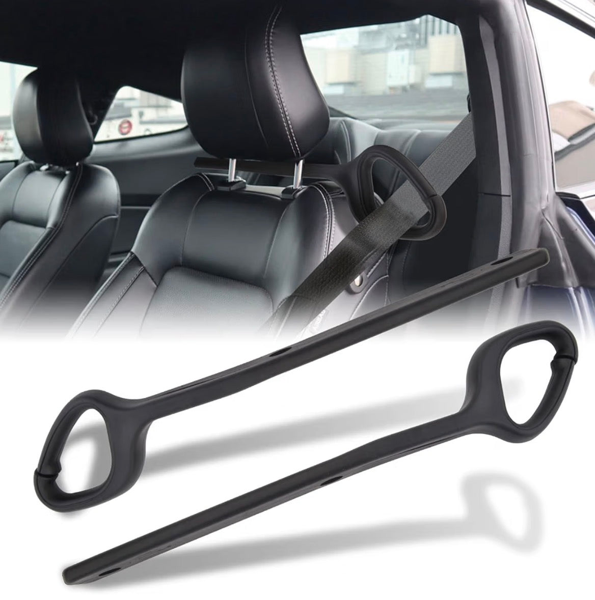 Front Seat Belt Holder Guide Extension For Ford Mustang EcoBoost GT 2015-2022 (Pair)