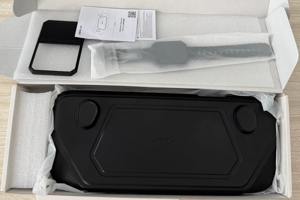 ModCase Compatible with Steam Deck, Steam Deck Case Comprehensive Protection Include Detachable Front Shell, Body Protective Shell, Metal Bracket and Strap - Basic Set
with Detachable Front Cover, Modular Metal Stand & Silicone Strap, Shockproof Armor She
