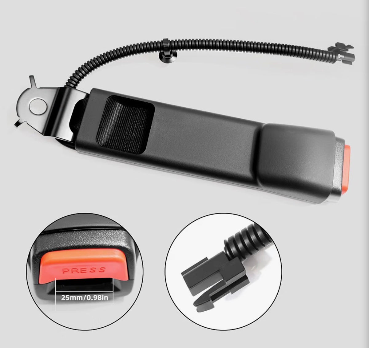 19121537 Seat Belt Buckle Compatible with 2007-2013 Chevy Silverado/GMC Sierra/Chevy Tahoe/GMC Yukon Driver Side