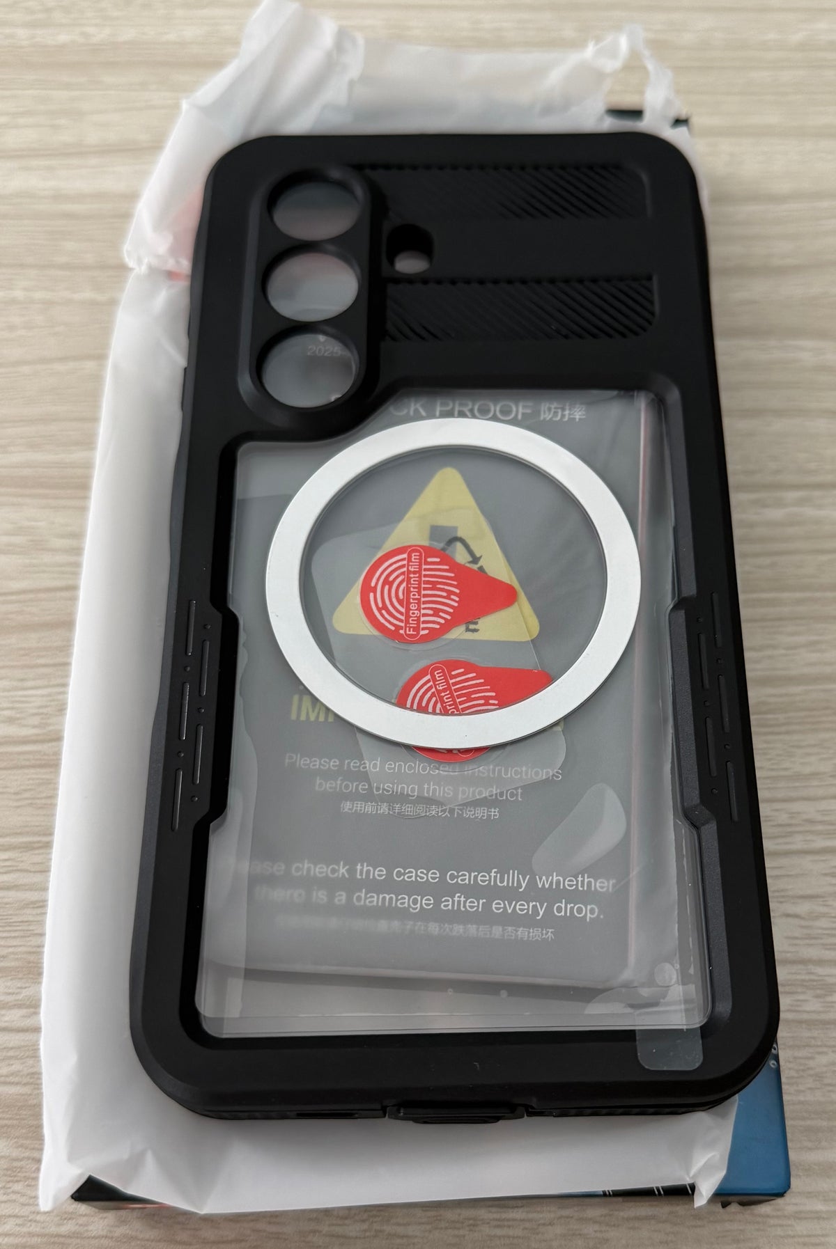 for Samsung Galaxy S26 Case Waterproof, Galaxy S26 Case with Built-in Screen & Lens Protector, Shockproof Full Body Protection Phone Case, Compatible with MagSafe/Wireless Charging, Black