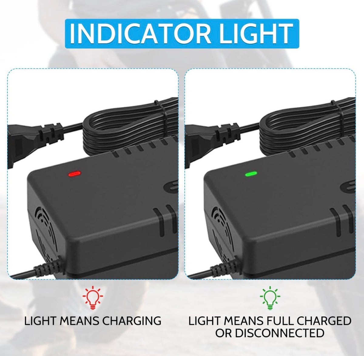 24V 5A 3-Pin Male XLR Charger for Lakematic, Pride Mobility, Jazzy Power Chair, Shoprider, Drive Medical, Golden Technologies, Rascal 200T/500T/301 PC 24BC5000TF-1, Only for Lead Acid