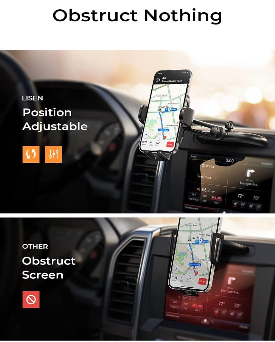 CD Phone Holder for Car Phone Holder Mount
Protect Car Interior Sturdy Car Phone Holder Mount Holds Your Phone Securely Even on Bumpy Road for iPhone or Samsung