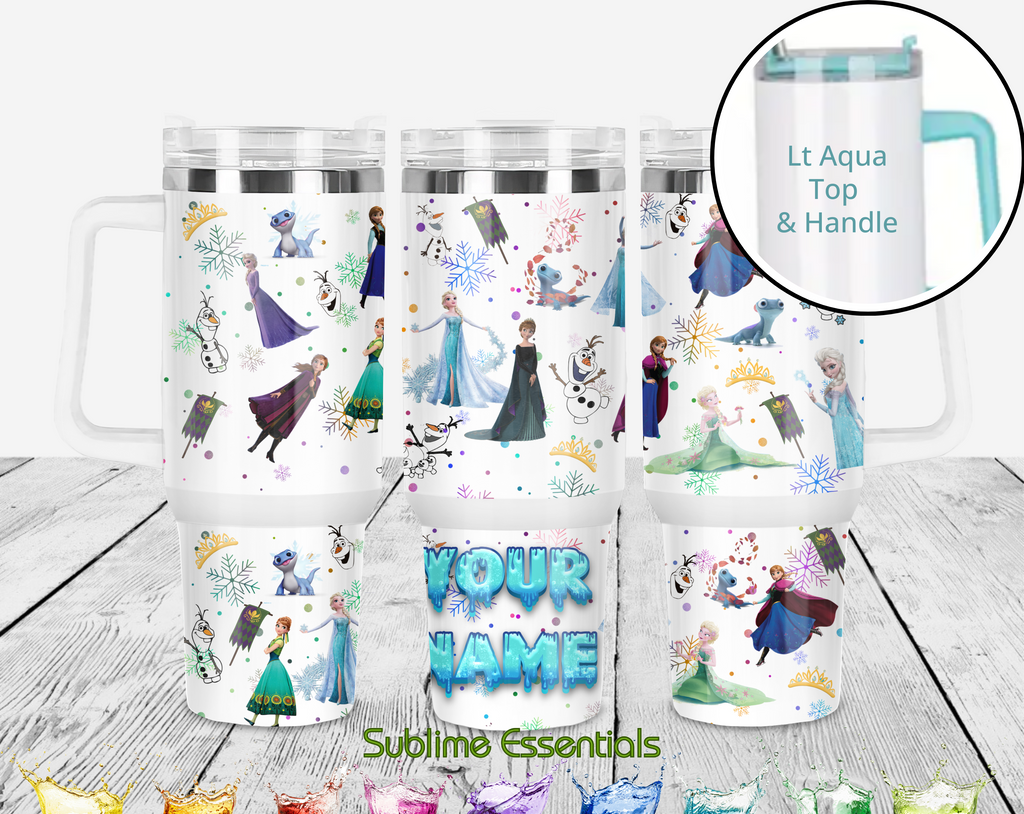 Frozen "Snowflakes Collage" Digital Download - PNG & JPEG Format