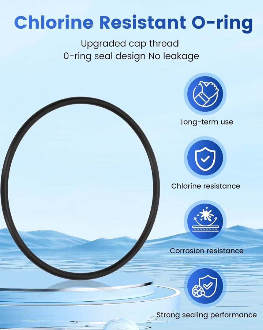 Compatible with Hayward Chlorinator Lid Cover CL200EF CL220EF CLX200CA Kit, Reinforced Wrench / 2 O-Rings Kit / Hayward CL200EF CL220EF CLX200CA Compatible / Lid Cover Replacement / Pool Tool Set