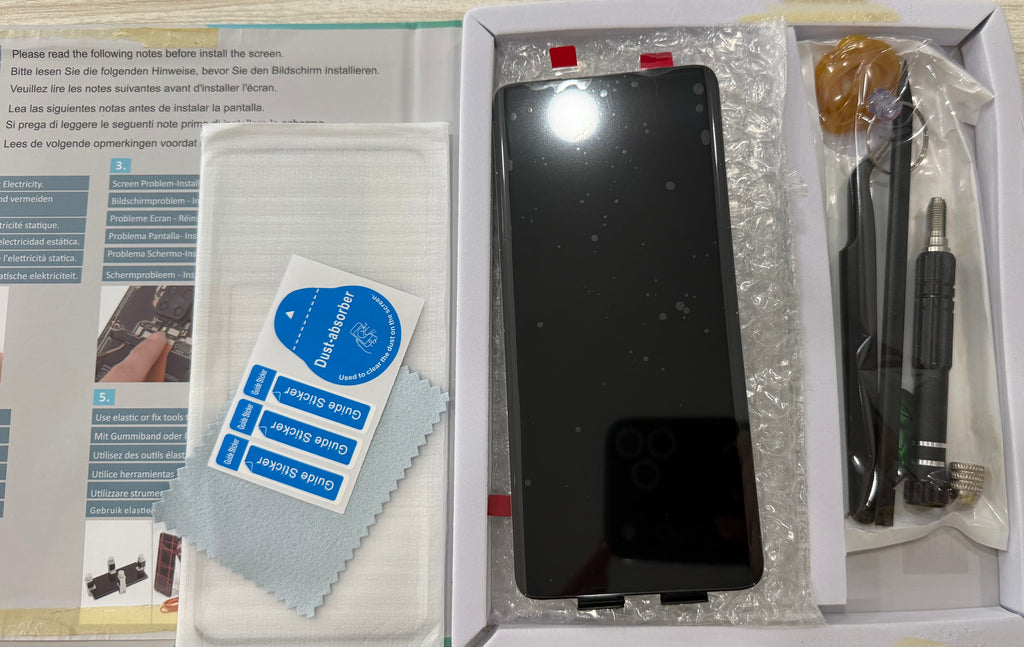 OLED Screen for Motorola Moto Edge 2024 Screen Replacement for Motorola Edge 2024 XT2405 LCD Display Touch Screen Digitizer Assembly with Tools