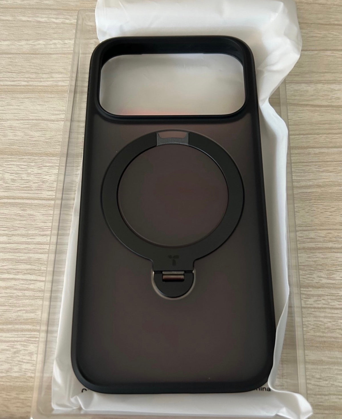 TORRAS Q3 Spin for iPhone 17 Pro Case, 360 Magnetic Stand, Black, Compatible with MagSafe, Built-in Kickstand, Camera Control, 4X Military-Grade Shockproof Translucent Phone Case for 17 Pro