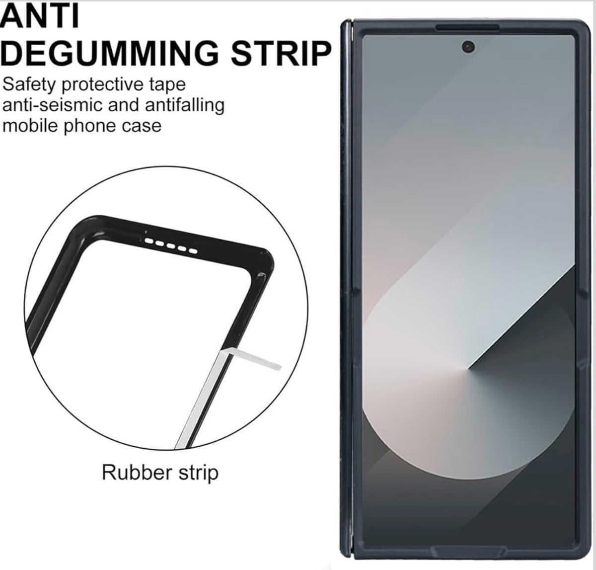 for Samsung Galaxy Z Fold 7 Case with S Pen Holder, Spring Hinge Protection Hard PC & Stylish PU Leather Anti Fingerprint Anti Scratch Anti Slip Protective Cover (Black)