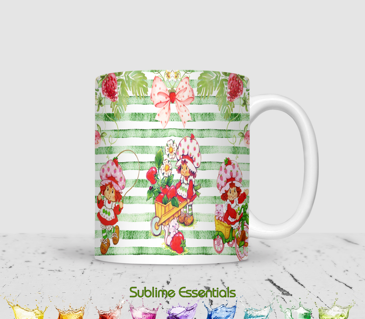 Strawberry Shortcake "Patch" Digital Download - PNG & JPEG Formats