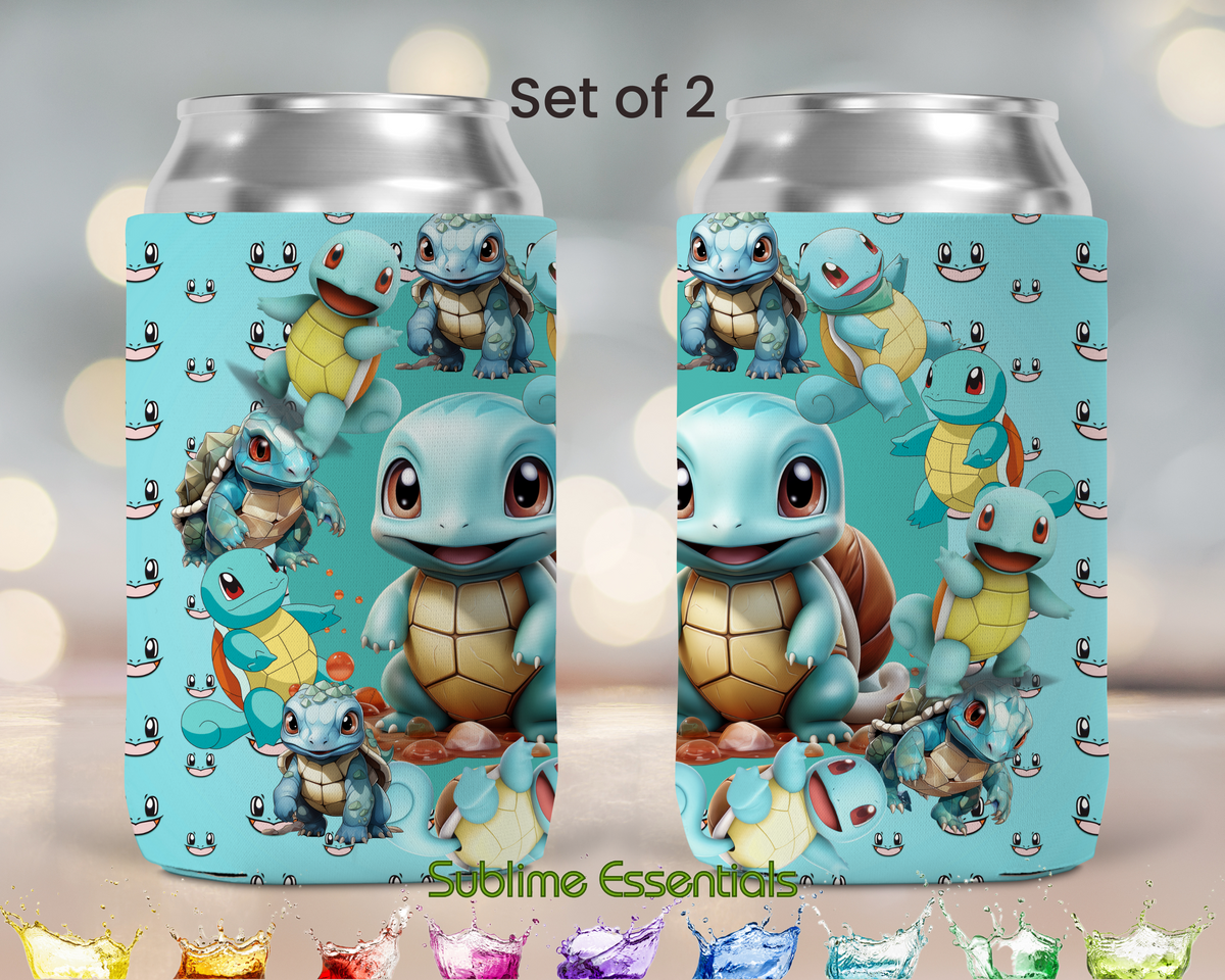 Pokemon Squirtle "Collage 2" Digital Download - PNG & JPEG Format