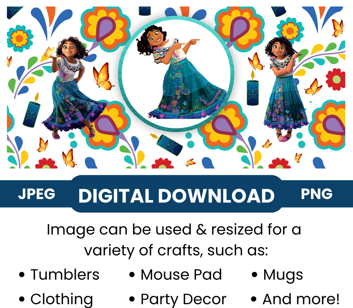 Encanto "The Many Faces" Digital Download - PNG & JPEG Format