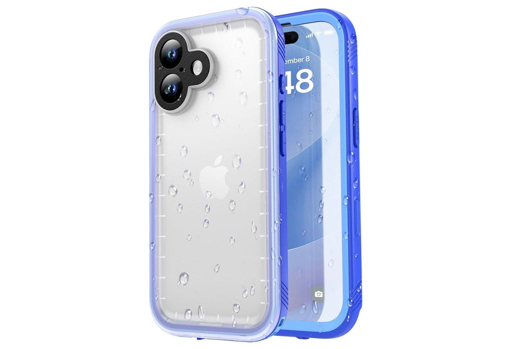 SPORTLINK for iPhone 17 Waterproof Case, Blue
Military-Grade Heavy-Duty 360° Full-Body Protection with Built-in Screen & Camera Protectors, Dustproof, Shockproof