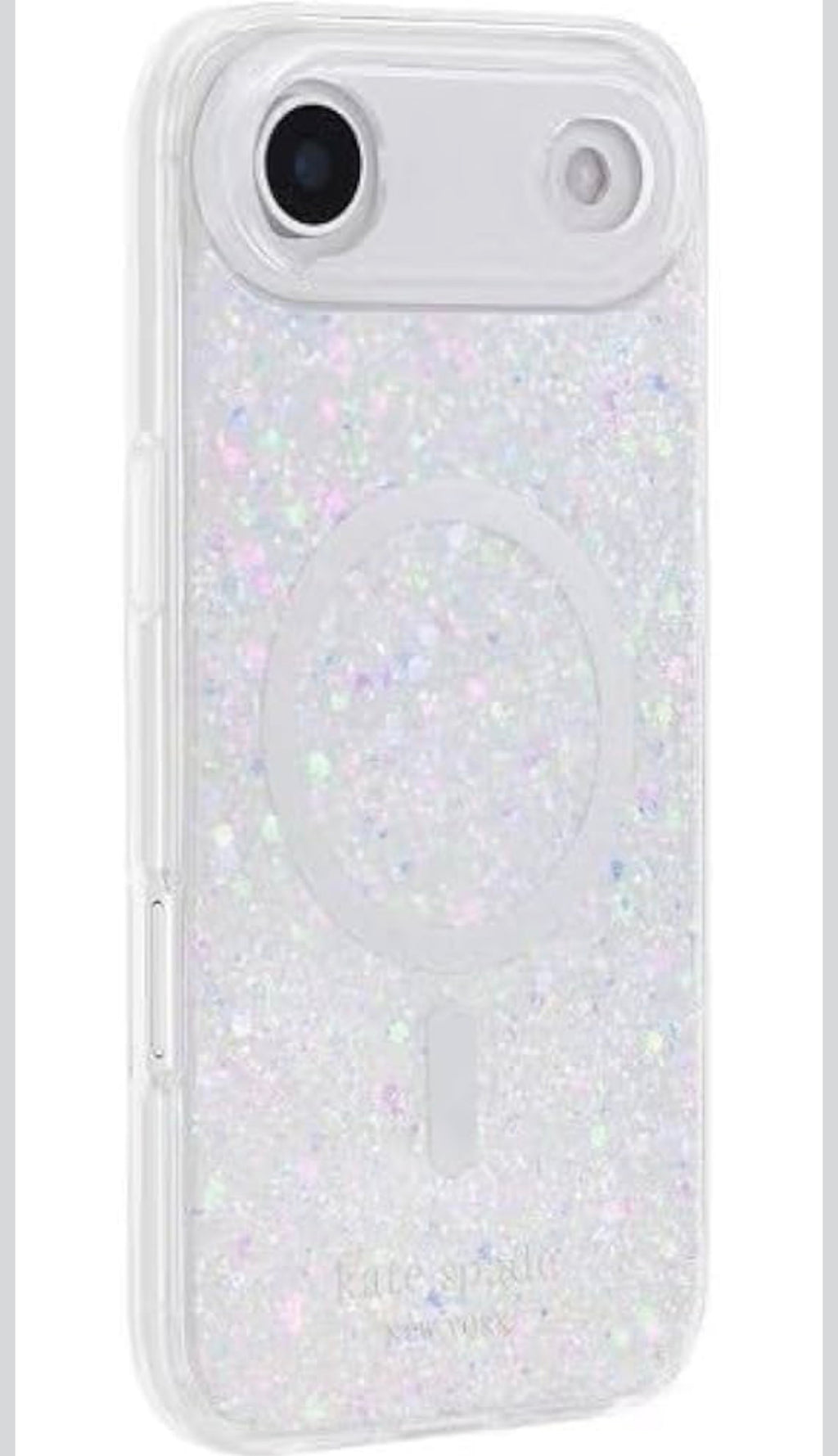 Kate Spade New York iPhone 17 Air Case - Compatible with MagSafe - Designer Phone Case - Chunky Iridescent Glitter