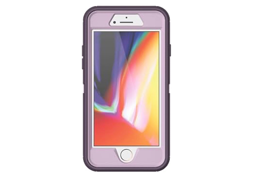 OtterBox Defender Series Case iPhone SE 3rd Gen (2022), iPhone SE 2nd Gen (2020), iPhone 8/7 (NOT Plus) Case Only - Non-Retail Packaging - Purple Nebula