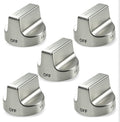 5 Pcs W11239985 W10850015 Stove Knob Replacement Compatible with Whirlpool WFG525S0HZ1 WFG550S0HZ0 WFG525S0HZ0 WFG525S0JV0 Replace 4845290 W11032553 PD00061875 AP6333411