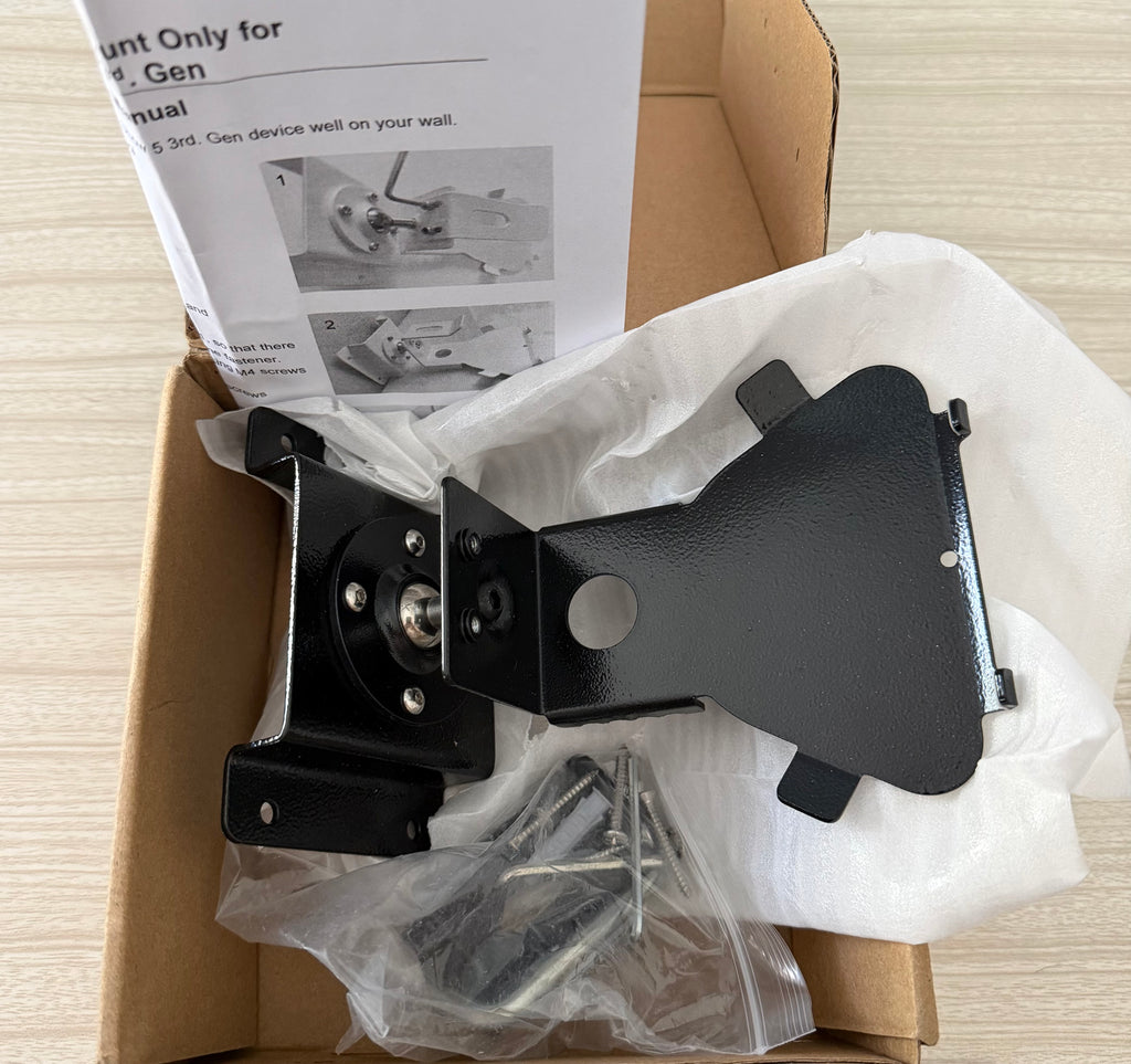 Metal Wall Mount ONLY for Echo Show 5 (3rd Generation)
Swivels up to 360° / Tilts -70° / +70°,Mount Stand Compatible with Show 5 (3rd Gen) with Wire management (Black)